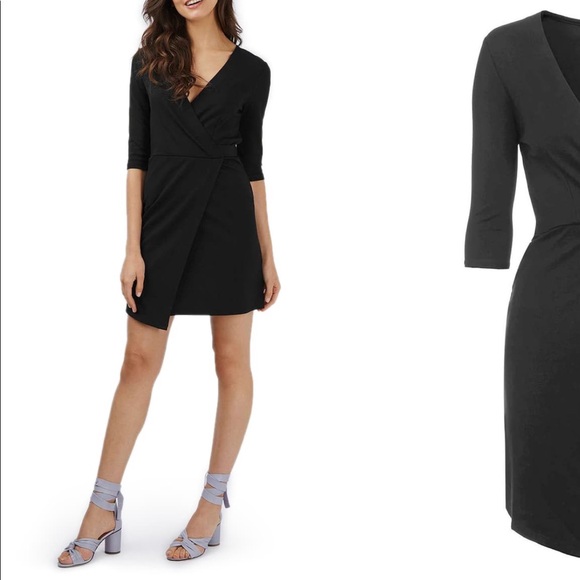 Topshop Dresses & Skirts - ⭐️Topshop Ponte Faux Wrap Minidress